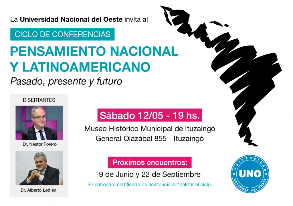 CICLO DE CONFERENCIAS SOBRE PENSAMIENTO NACIONAL Y LATINOAMERICANO - FEDUN