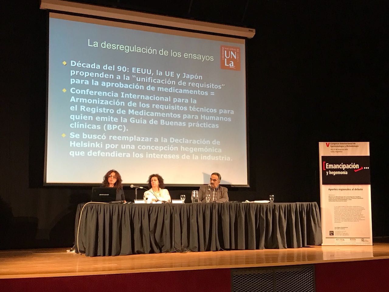 EN LA UNLA: CONGRESO INTERNACIONAL DE EPISTEMOLOGÍA Y METODOLOGÍA