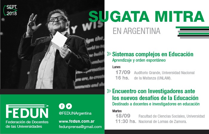 SUGATA MITRA EN ARGENTINA