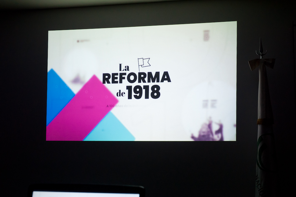 FELIPE PIGNA PRESENTÓ EN UNLAM EL AUDIOVISUAL “A 100 AÑOS DE LA REFORMA UNIVERSITARIA”