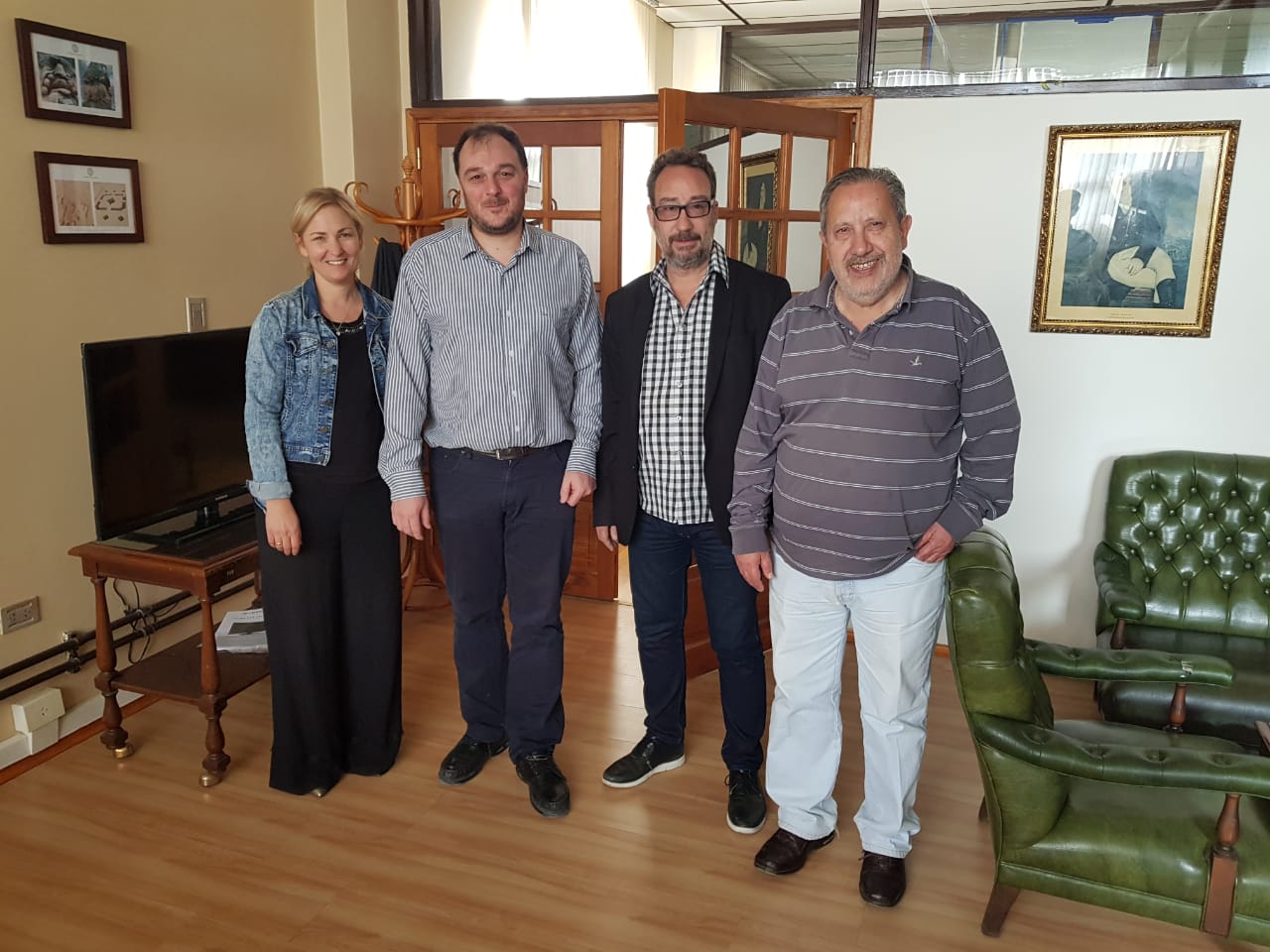 LA FEDUN SE REUNIÓ CON EL RECTOR DE LA UNIVERSIDAD NACIONAL DE LA PATAGONIA SAN JUAN BOSCO