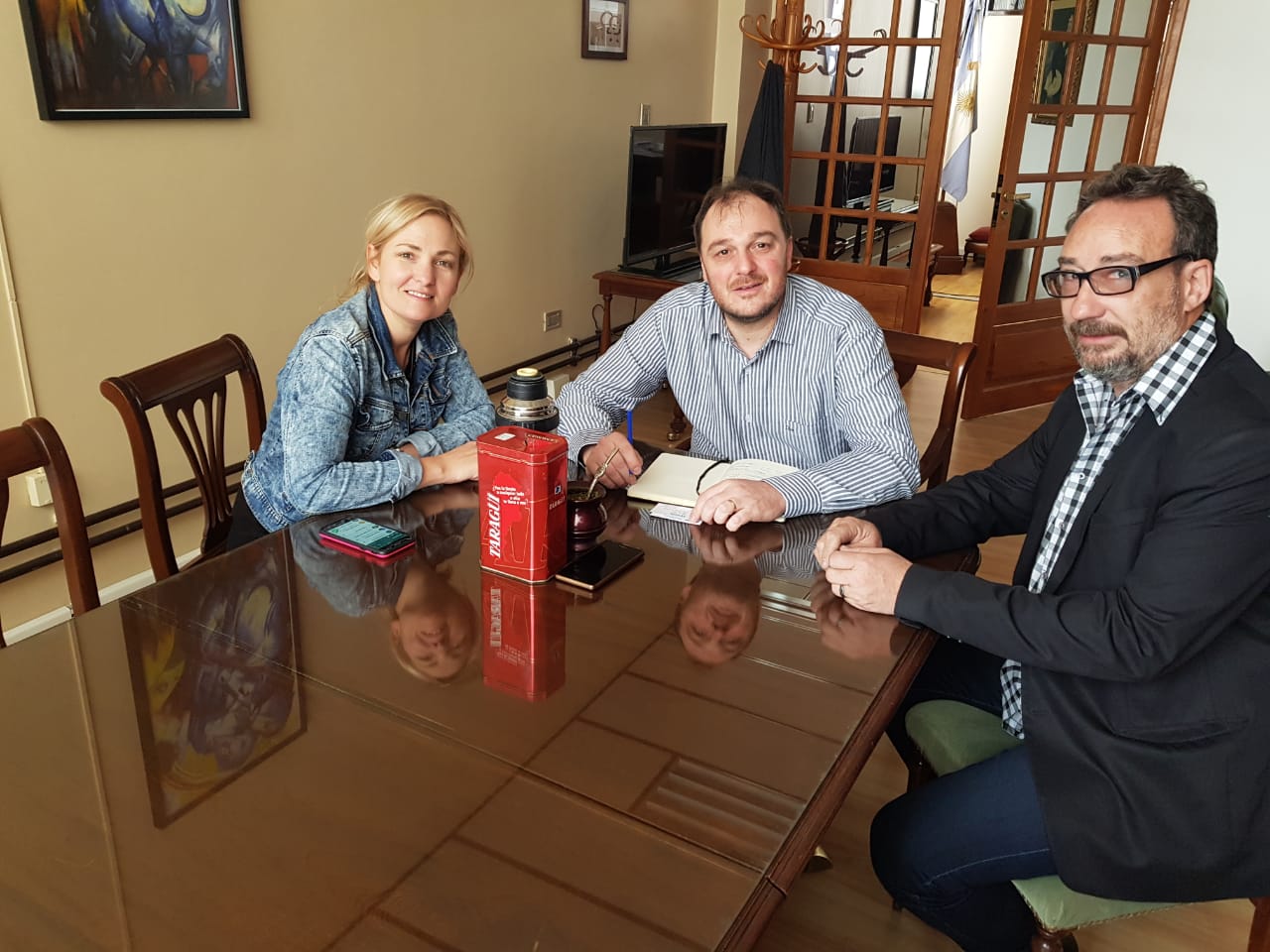 LA FEDUN SE REUNIÓ CON EL RECTOR DE LA UNIVERSIDAD NACIONAL DE LA PATAGONIA SAN JUAN BOSCO