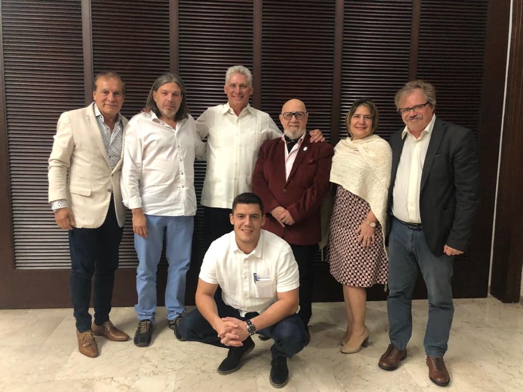 Congreso pedagógico: Reunión de la FEDUN con el presidente de Cuba