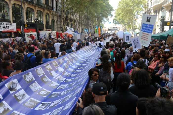 Una vez más, la FEDUN acompañó la marcha por la Memoria, la Verdad y la Justicia