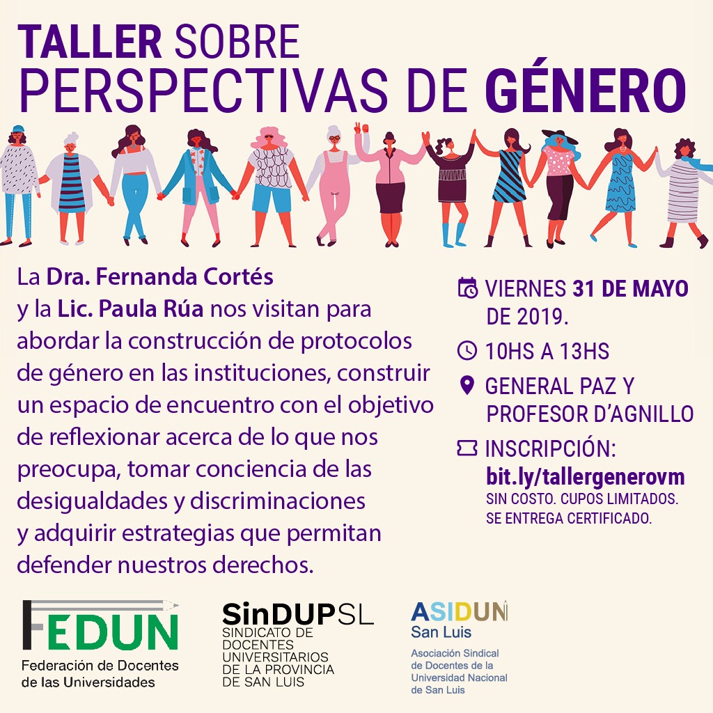 Taller sobre perspectivas de género