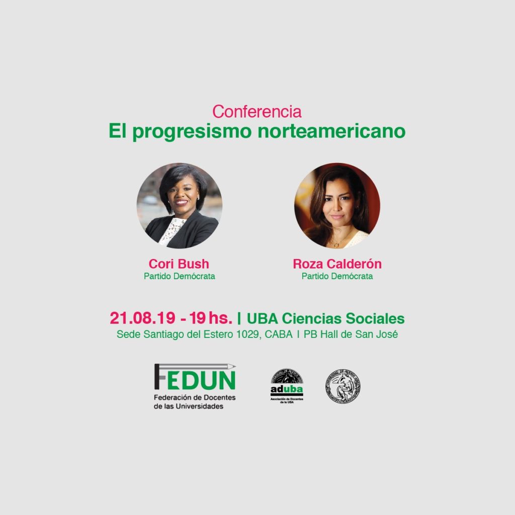 Cori Bush y Roza Calderón en Buenos Aires