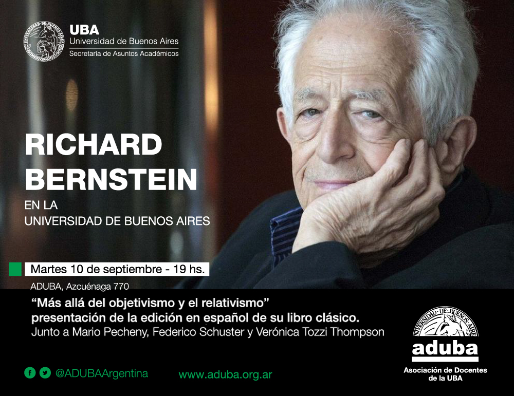 Richard Bernstein en la Universidad de Buenos Aires