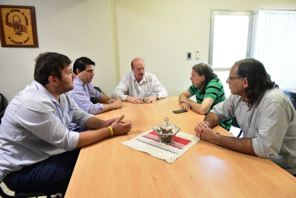 Reunión de autoridades de la FEDUN con los compañeros de CEDUF