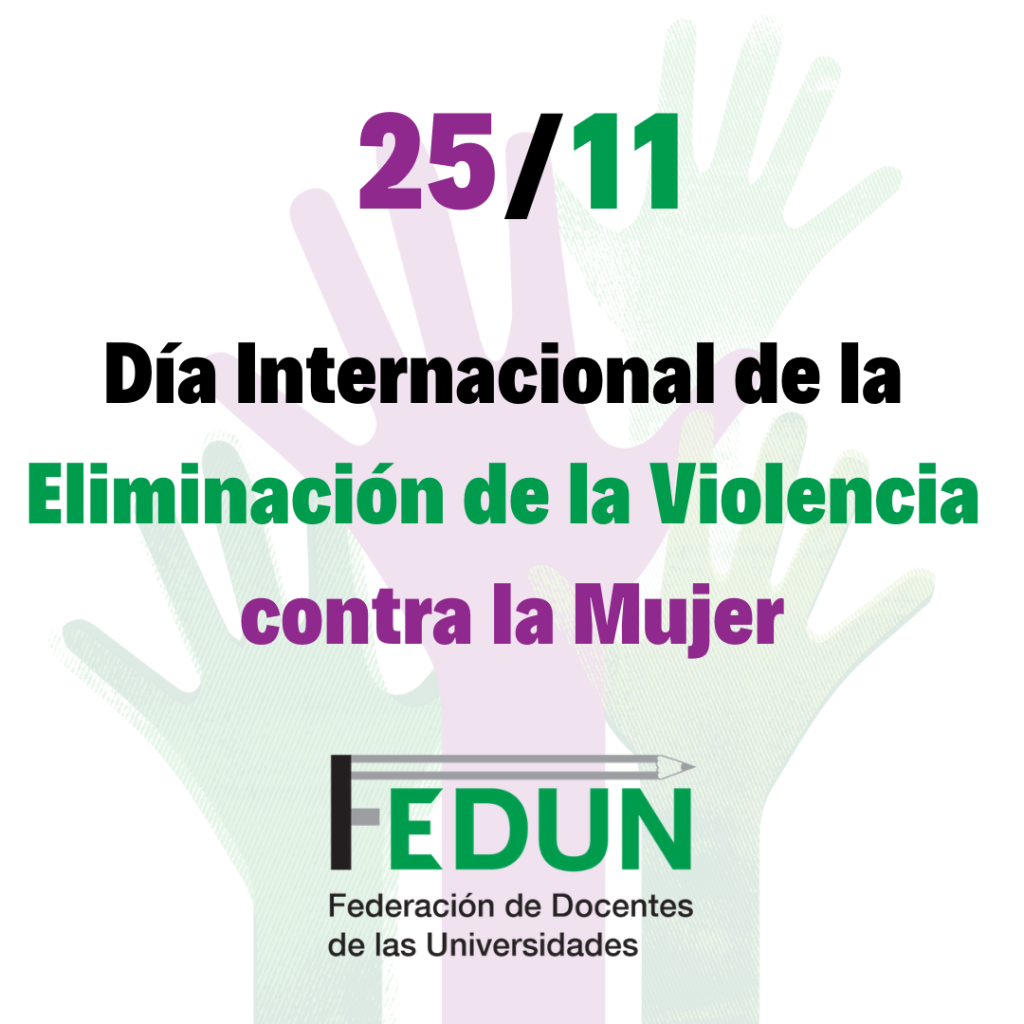 Día Internacional de la Eliminación de la Violencia contra las Mujeres