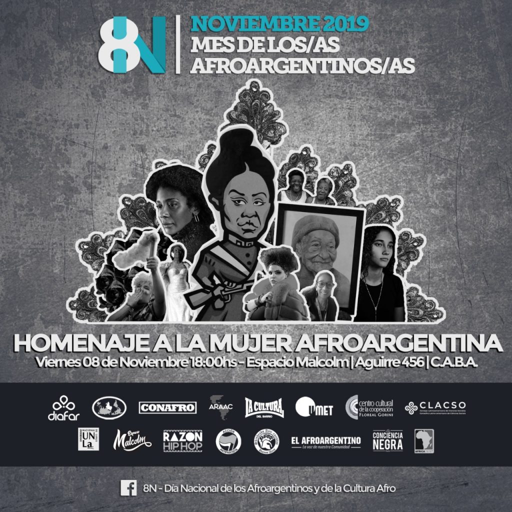 Mes de los/as afroargentinos/as: 8N| Homenaje a la mujer afroargentina