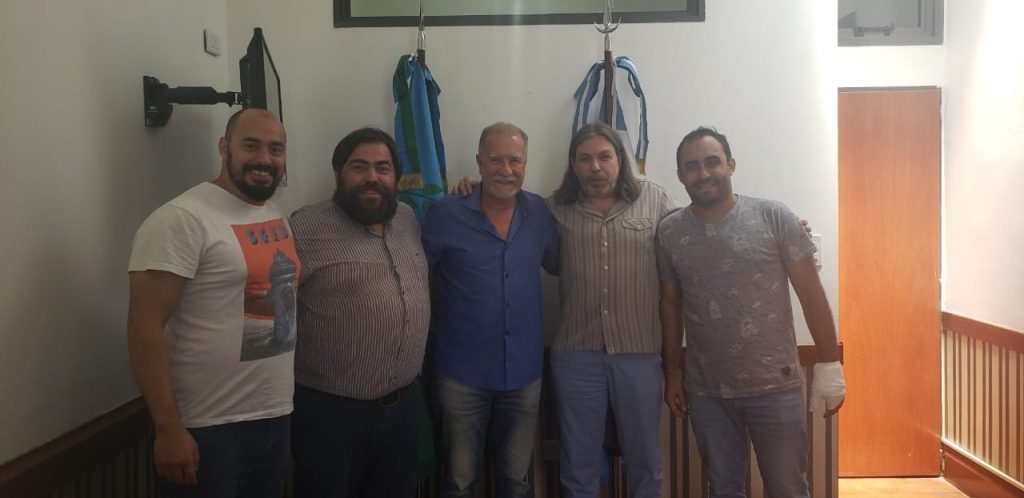 Reunión con el senador Omar Plaini