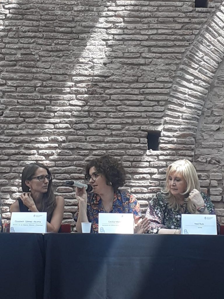 Encuentro de sindicalistas con la ministra de las Mujeres, Géneros y Diversidad