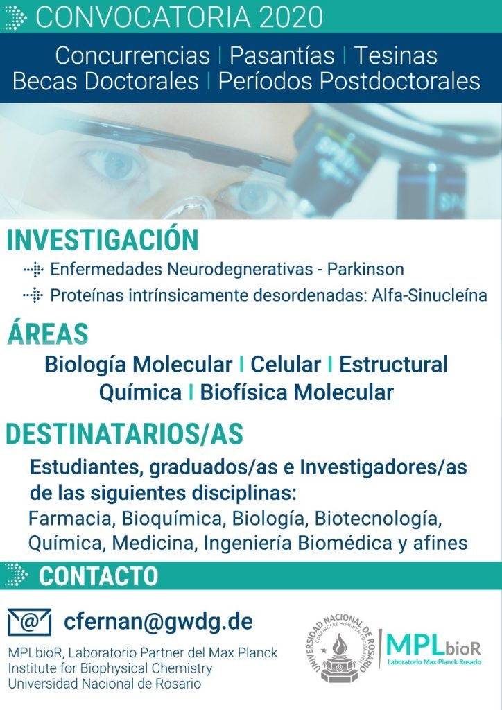 Convocatoria del laboratorio Max Planck