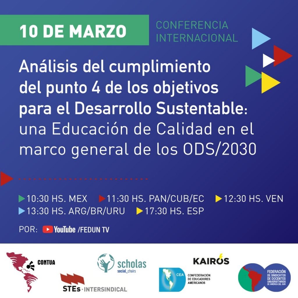 10/03 – 13.30  hs: Conferencia Internacional