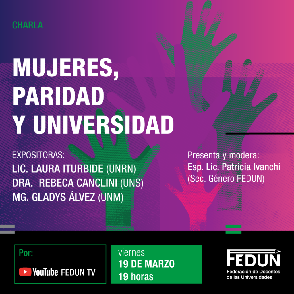 Conversatorio «Paridad Laboral y Género en la Universidad