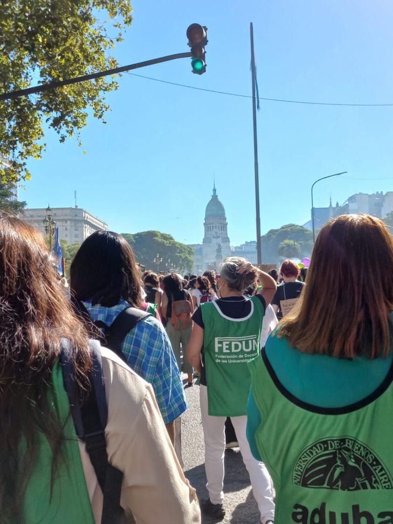 La FEDUN participó en la multitudinaria marcha del 8M