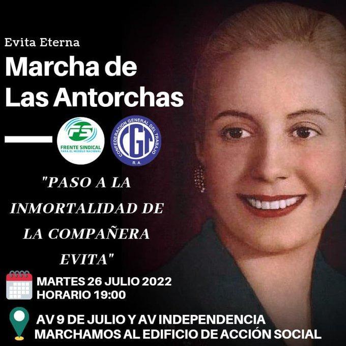 Todos y todas a la Marcha de las Antorchas