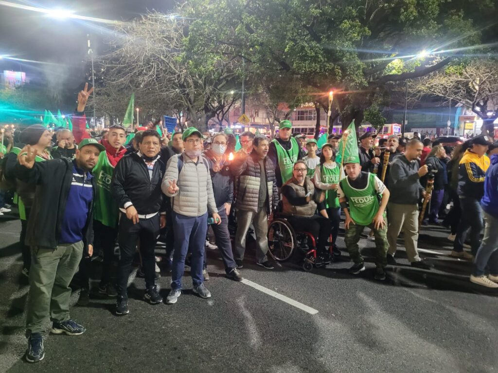 La FEDUN presente en la Marcha de las Antorchas