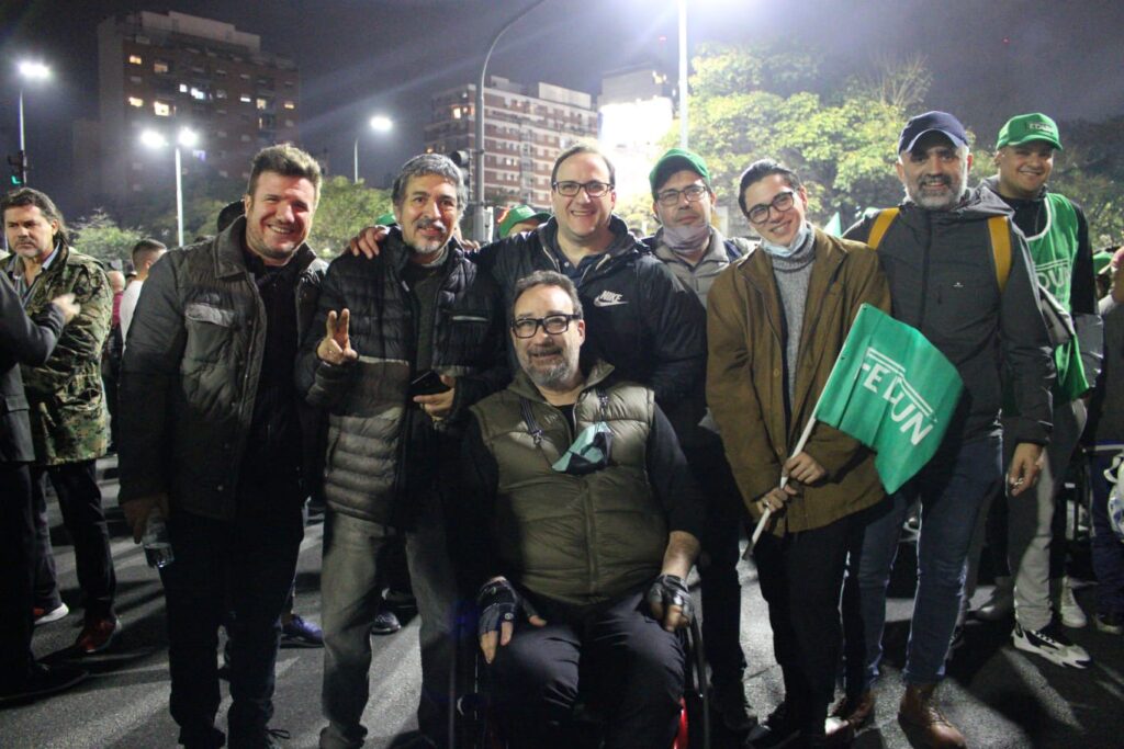 La FEDUN presente en la Marcha de las Antorchas