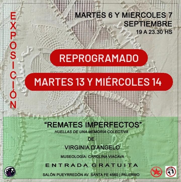 Remates Imperfectos, huellas de una historia colectiva &#8211; REPROGRAMADO &#8211;