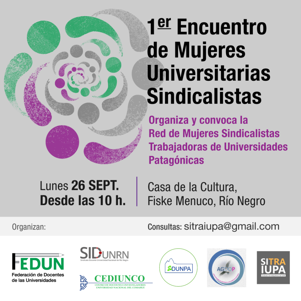 Se viene el 1º Encuentro de Mujeres Universitarias Sindicalizadas