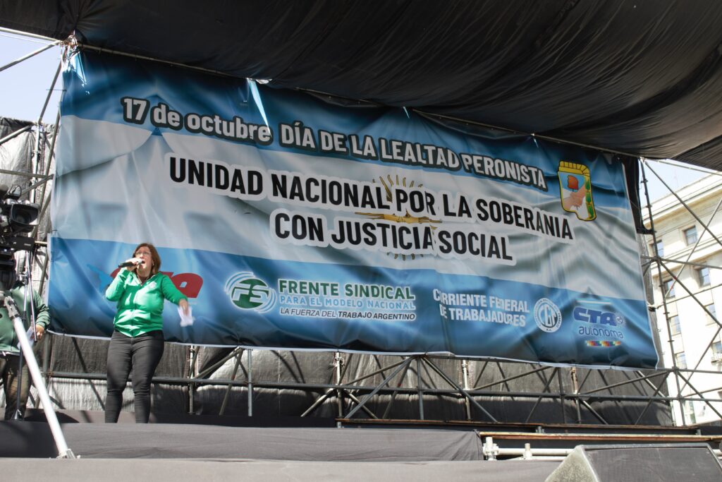 La FEDUN presente en la marcha por el Día de la Lealtad Peronista