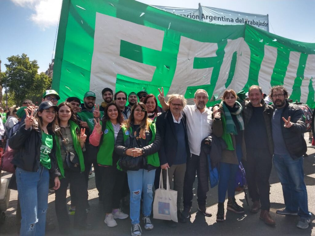 La FEDUN presente en la marcha por el Día de la Lealtad Peronista