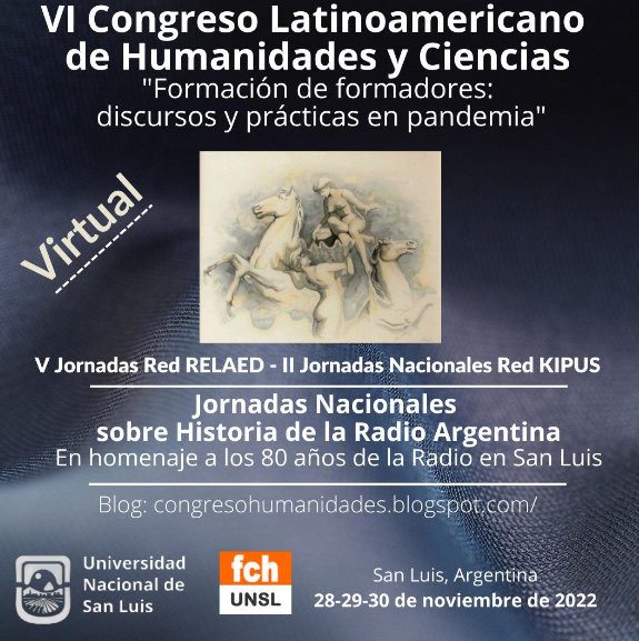 Primera circular Congresos y jornadas sobre humanidades con el auspicio de la FEDUN