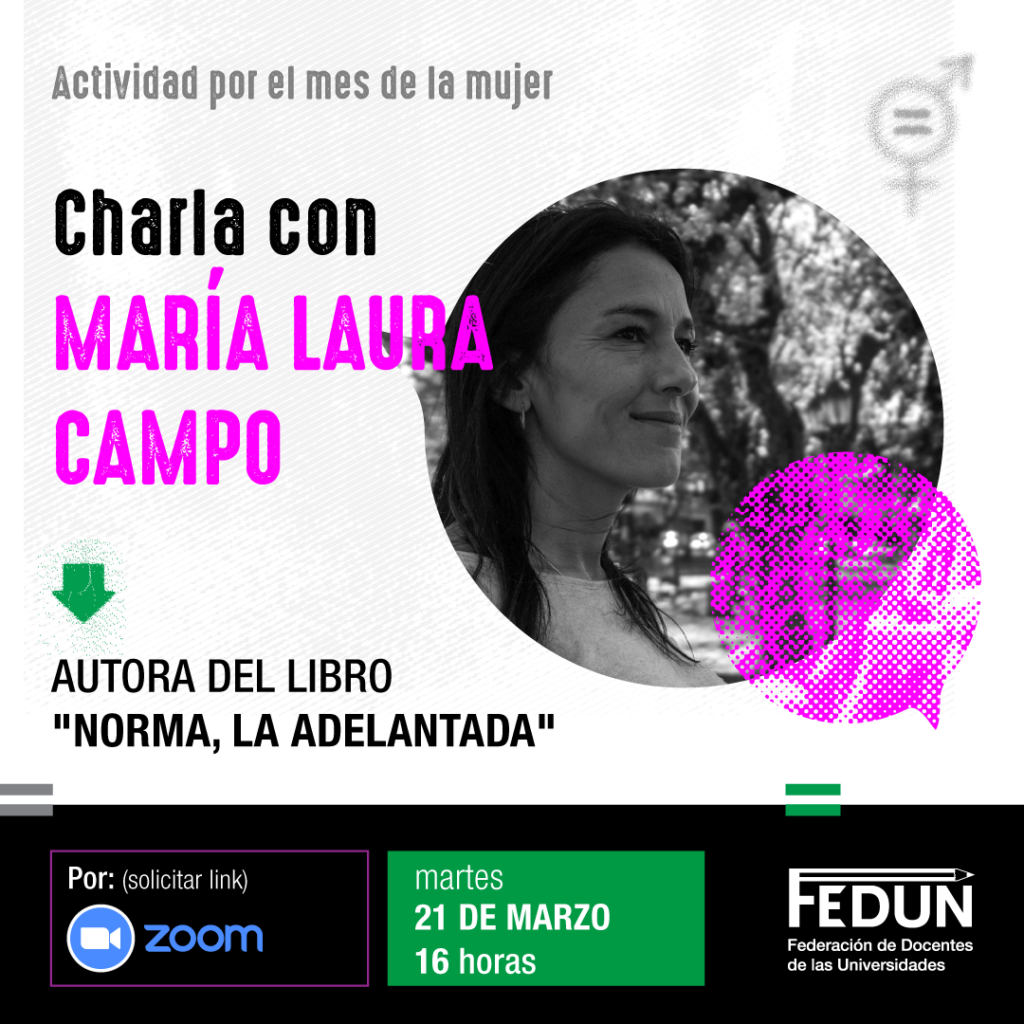 Charla con María Laura Campo