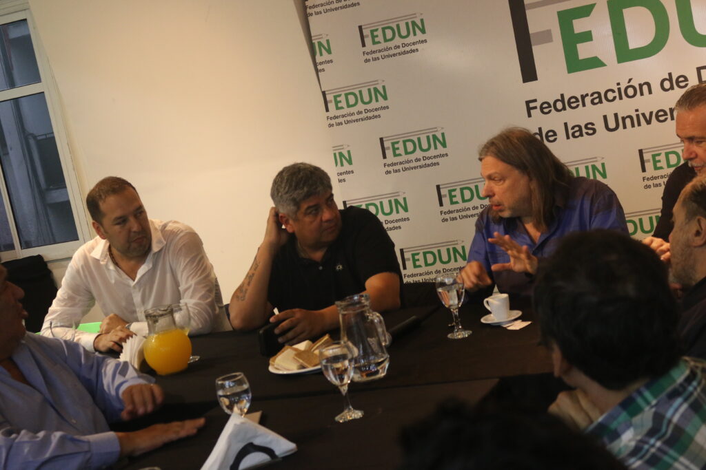 Pablo Moyano manifestó el apoyo del Frente Sindical a la candidatura de Daniel Ricci a legislador porteño