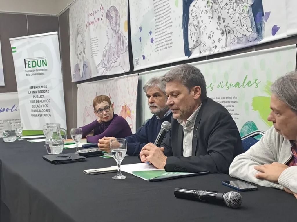 El CIICTI y la FEDUN presentaron el primer informe mensual de situación del sistema universitario