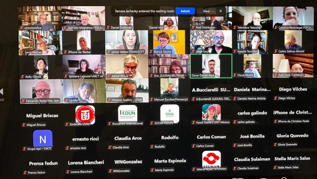 Jornada internacional de solidaridad con la Universidad y la Ciencia Argentina